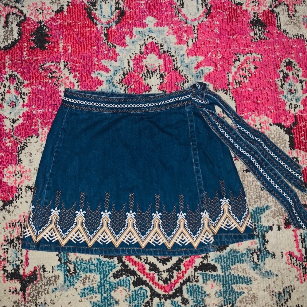 Free People Wrap Skirt